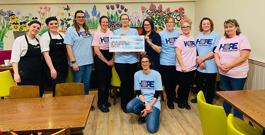 Perrywood Garden Centre Tiptree Raises Over £12,500 for its Chosen Charities