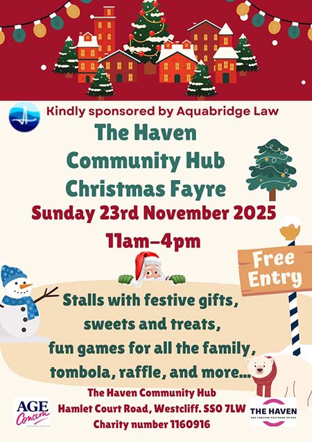 The Haven Community Hub Christmas Fayre 2025 | Essex Tourist Guide