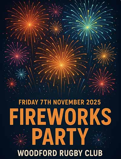 Woodford Rugby Club Fireworks Display 2025