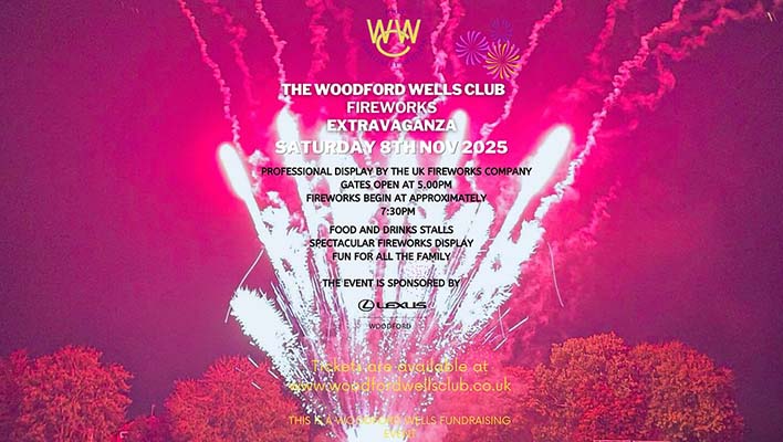 The Woodford Wells Club Fireworks Display 2025