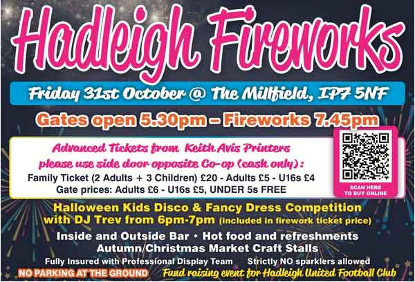Hadleigh Fireworks Display 2025