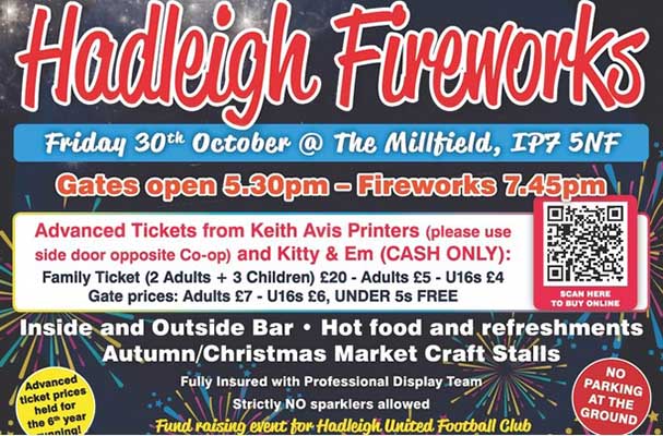Hadleigh Fireworks Display 2026