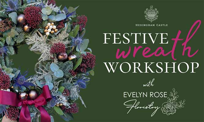 Festive Wreath Workshop at Hedingham Castle