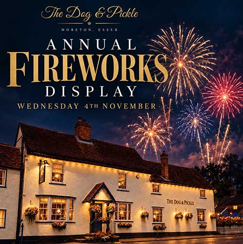Annual Fireworks Display at The Dog and Pickle