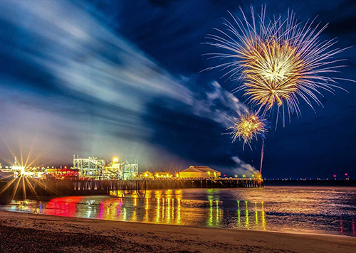 Clacton Pier Free Fireworks Display 2024