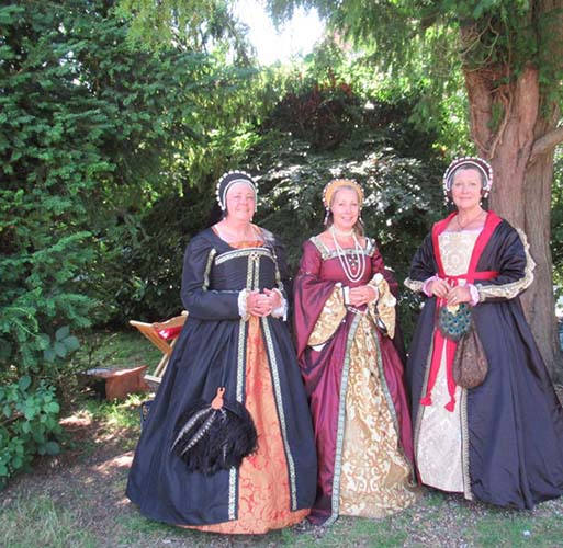 Titled Gentry Visit Ingatestone Hall Tudor Fayre Essex Tourist Guide