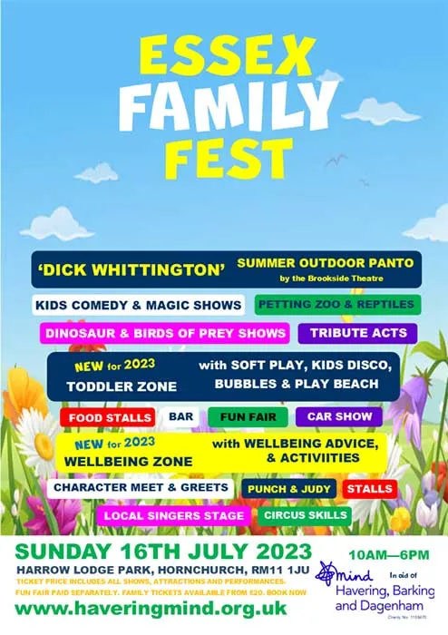 Essex Family Fest 2023  Essex Tourist Guide