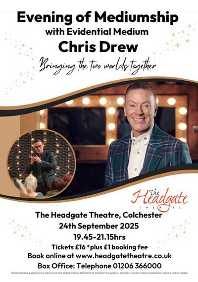 Evening of Mediumship with Evidential Medium Chris Drew