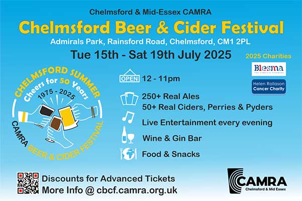 Chelmsford Summer Beer & Cider Festival 2025