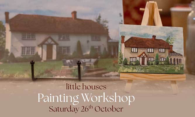 Little Houses Painting Workshop with Ginny Carter