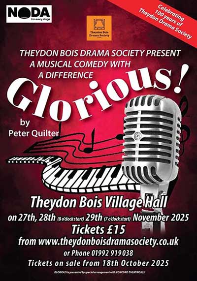 Glorious! a play by Peter Quilter
