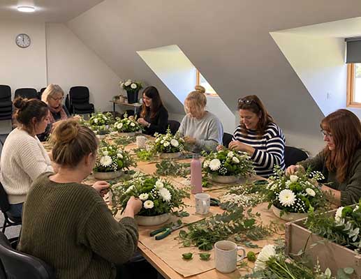 Fresh Flower Arrangement Workshop Chelmsford