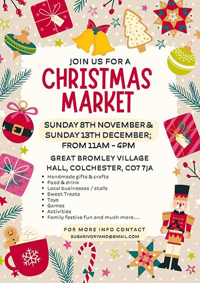 Christmas Market at Great Bromley Village Hall