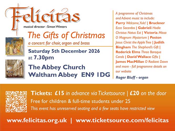 The Gifts of Christmas – a concert for choir and brass