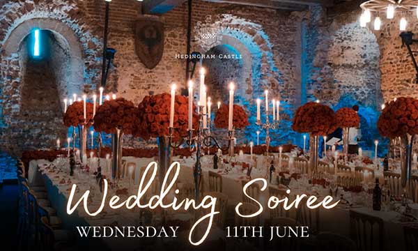 Wedding Evening Show Soiree at Hedingham Castle